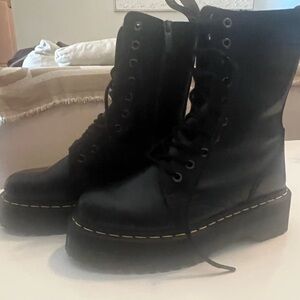 Dr. Martens Black Combat Boots